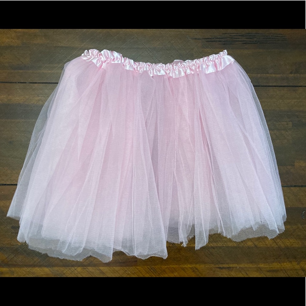 Pink Tutu with Hello Kitty Hairpin.